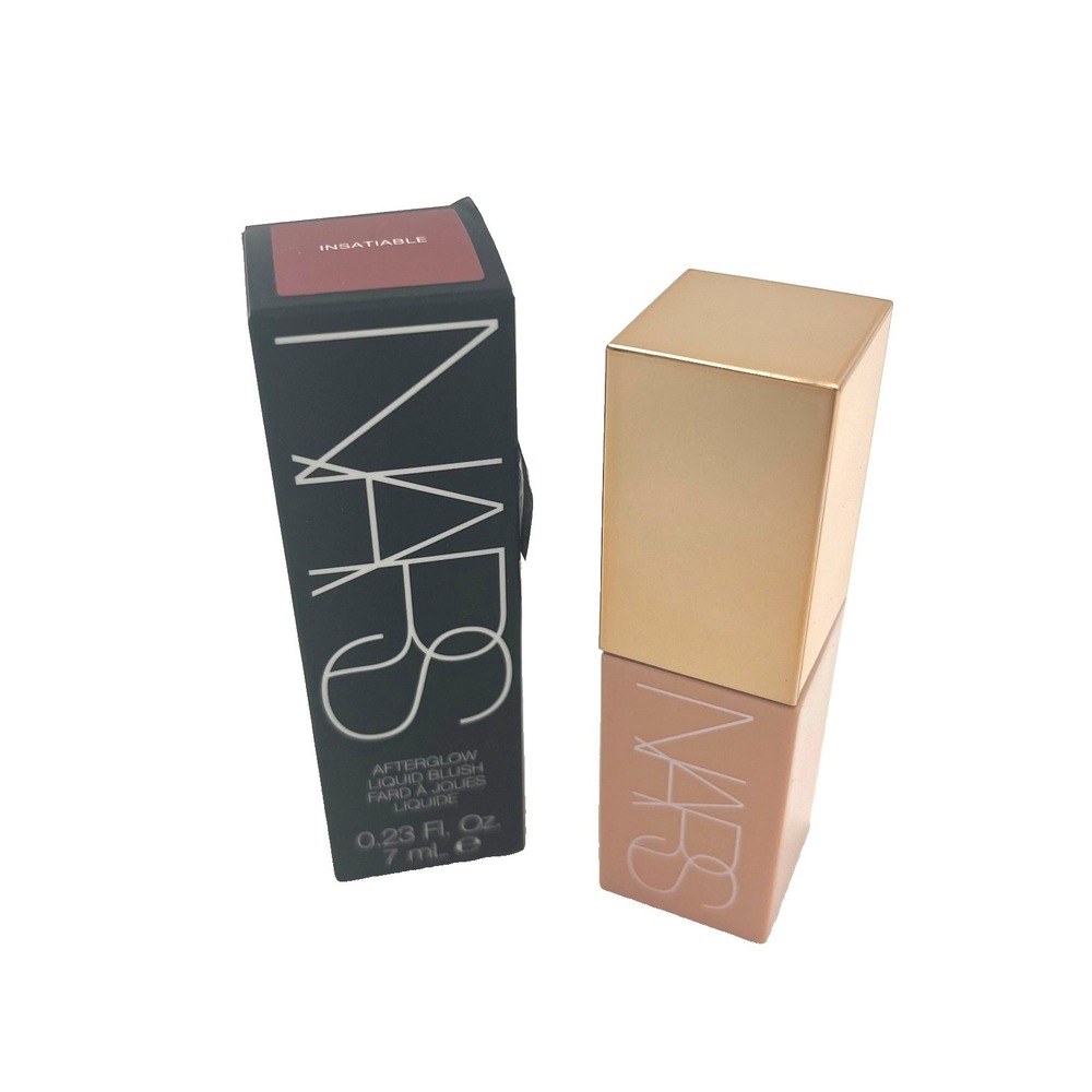 New-Nars Cosmetics Afterglow Liquid Blush Insatiable Full Size‎ 0.23 Oz. / 7mL
